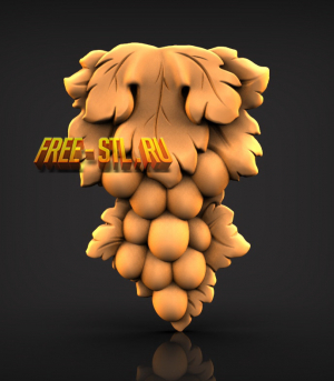 виноград 3D модель формат STL
