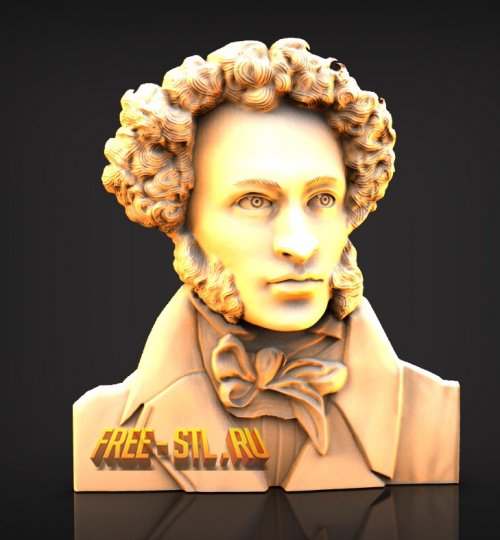 Пушкин 3D модель