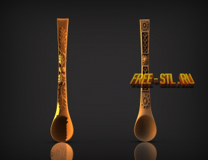 ложки 3D модель формат STL