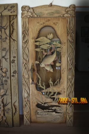 дверь 3D model free stl