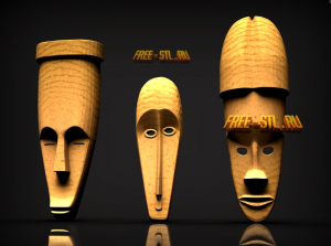 маска 3d модель формат stl