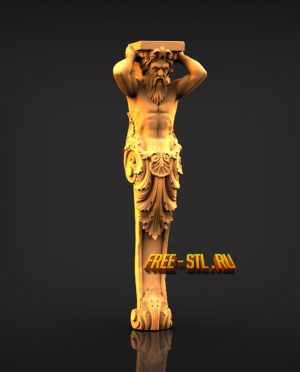 столб 3d модель