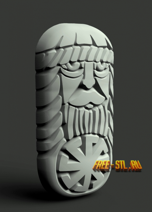 славянский оберег 3D model free stl