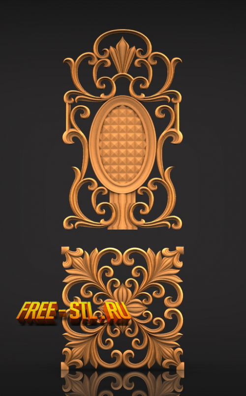 фасад двери 3D модель файл STL