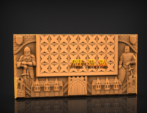 3D модель шахматная доска