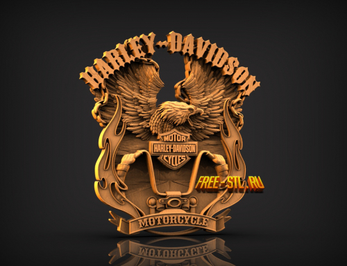 Harley Davidson 3D model STL
