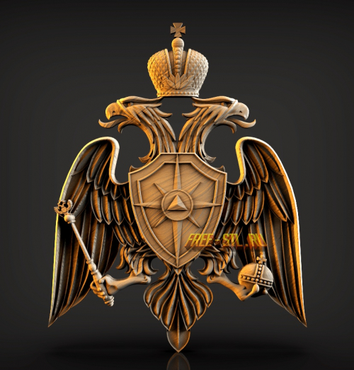 герб мчс модель