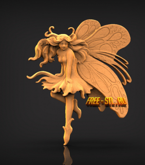 фея stl 3d модель