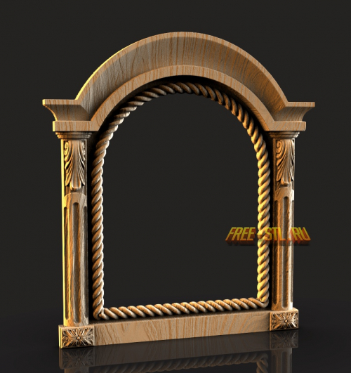 3d STL модели для ЧПУ киот для иконы