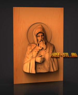 3D модель икона Серафим Вырицкий