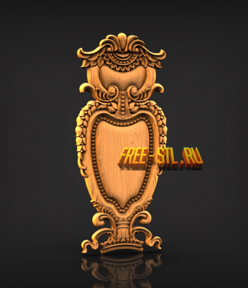 картуш файл stl