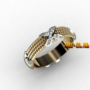 3d STL models for CNC jewelry ring