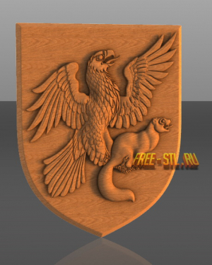 3D модель герб Якутск