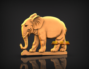 3D elefant model