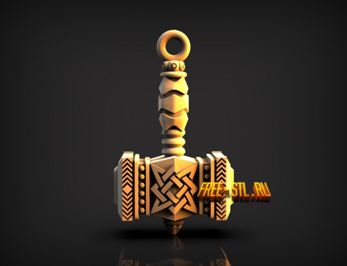 подвеска молот 3D модель формат файла STL