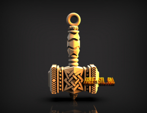 подвеска молот 3D модель формат файла STL