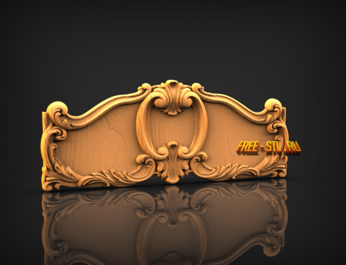 кровать 3D model free stl