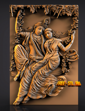 Lord Radhe Krishna Parallax