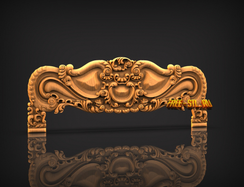 верховье кровати 3D model free stl