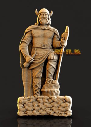 3d STL model for CNC Viking