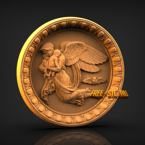 angel 3D model free stl