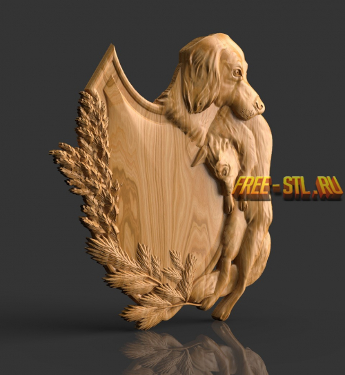 hunting shield 3d model