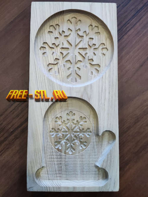 3D модель пряничная доска