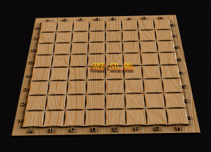 шахматная доска 3d model STL скачать бесплатно