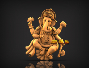 model free stl ганеша