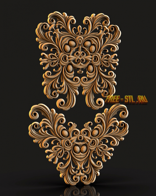 узор 3d для декора