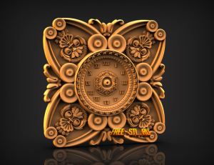 clock 3d model stl free