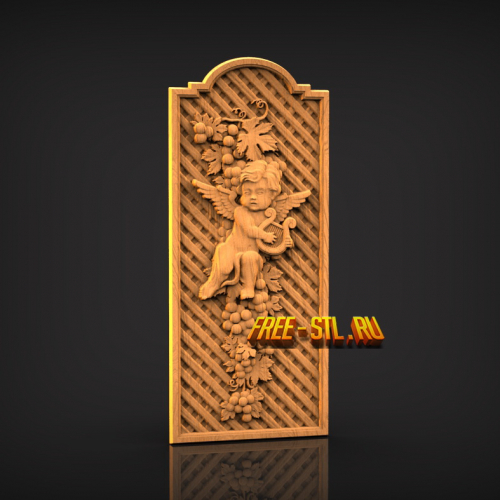 angel 3D model free stl